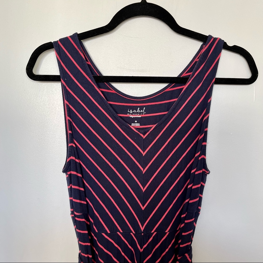 Isabel Maternity by Ingrid and Isabel chevron printed maternity dress